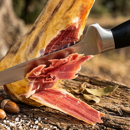 荒々しく削ぎ香りを楽しむ(スライスで)