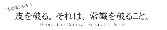 Break the Casing, Break the Norm.